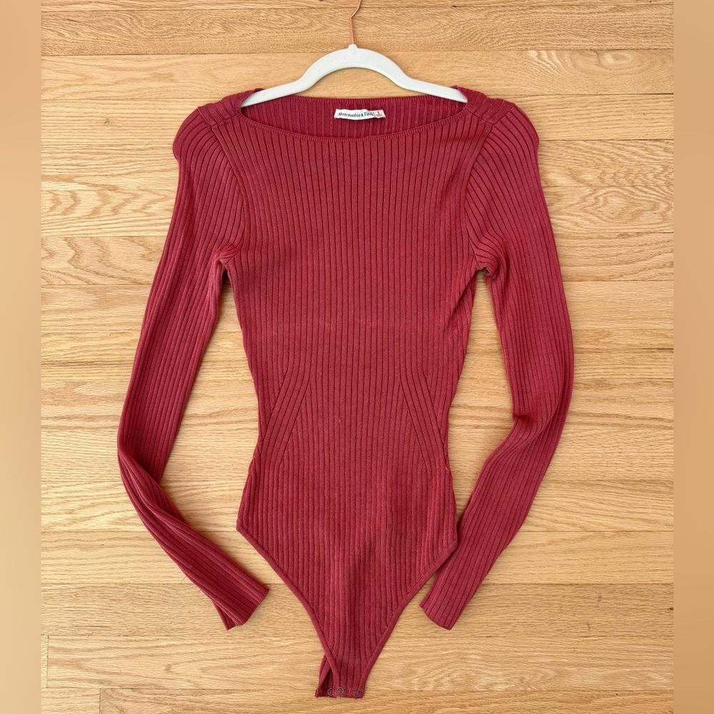 Abercrombie red bodysuit